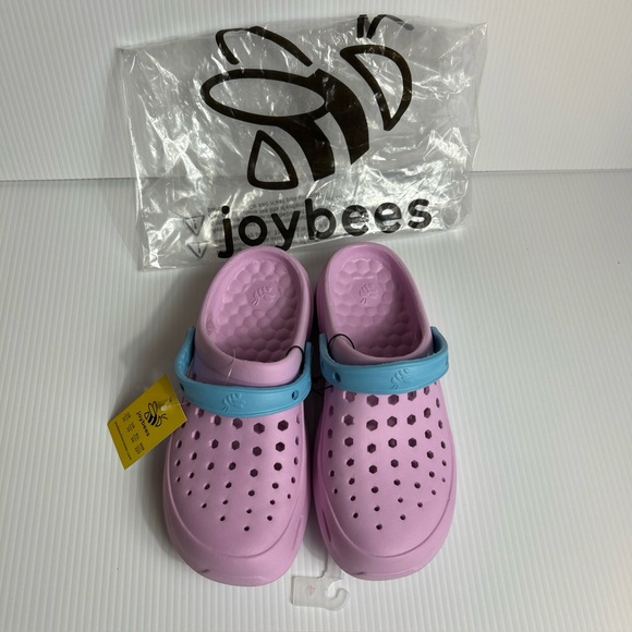 J4 Joybees Clogs ~ Pink Lavender Sky Blue ~ Kids Youth ~ Active ~ NWT - Picture 1 of 7